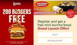 Grab Your Free California Burrito at Radisson Food Court!