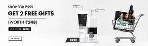 Grab 2 FREE Gifts with ₹599 Purchase + Extra 5% Off!
