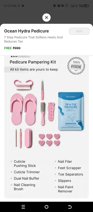Grab a Free Pedicure & ₹251 Off Your First Booking!