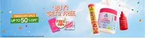 Freedom Sale: Buy 1 Get 2 Free & Up to 50% Off!