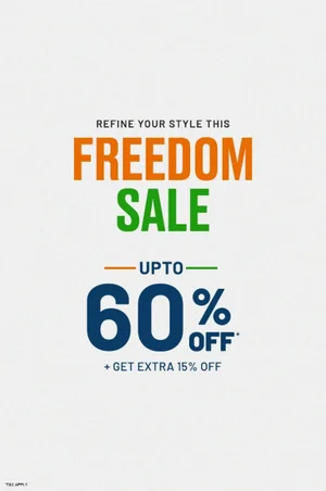 Freedom Sale: Up to 60% Off + Extra 15% Off!
