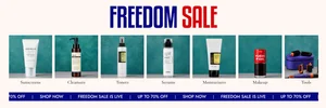 Grab Up to 70% Off in the Freedom Sale!