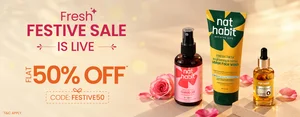 Grab 50% Off on Orders Above ₹1499 – Fresh Festive Sale!