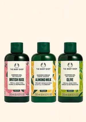 Get ₹100 Off on 3pc Fruit & Nut Shower Gel Set!
