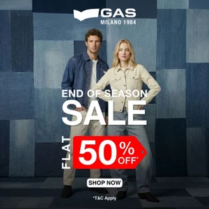 GAS End of Season Sale - Enjoy Flat 50% Off!