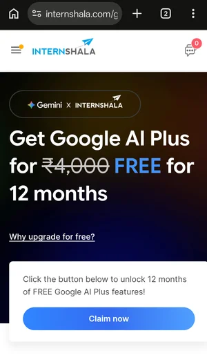 Get 1 Year Free Access to Gemini AI Pro!