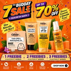 Grab Up to 70% OFF at Ghar Soaps' 7th Birthday Sale + Freebies!