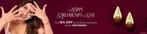 Celebrate Girlfriend's Day with Up to 25% Off Silver Jewelry!