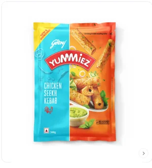Grab Godrej Yummiez Chicken Seekh Kabab for Just ₹78!
