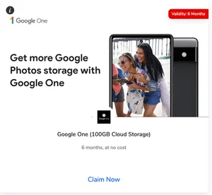 Grab 6 Months Free 100GB Google One Cloud Storage with Airtel!