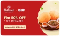 Enjoy 50% Off at Haldiram's with Swiggy Dineout – April 18-19!