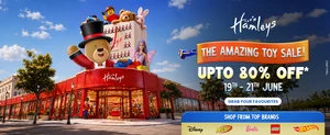 Hamleys Toy Sale: Up to 80% Off + Extra 15% with Code HAM15!