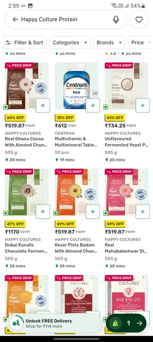 Grab Plant Protein Powder for Just ₹519 - Save ₹1,180!