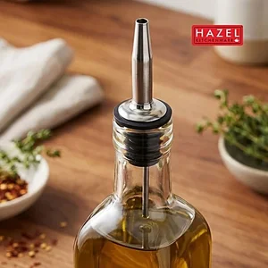 Grab the Hazel Stainless Steel Bottle Pourer - Perfect for Every Bottle!