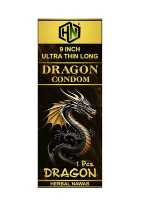 Get the Herbal Nawab 9" Long Dragon Condom Now!