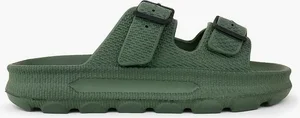 Step Up Your Style: Hygear Men's Zodiac Olive Green Slippers!