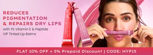 Save 10% on Hypen Lip Balms + Extra 5% with Code HYP15!