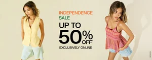 Celebrate with Up to 50% Off in the Independence Sale!