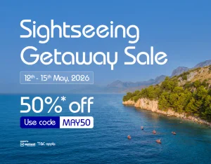 Grab 50% Off Up to ₹2500 on Indigo Sightseeing!
