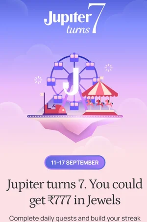 Celebrate Jupiter's 7th Birthday: Earn 3885 Jewels Now!