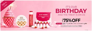 Celebrate with Justherbs! Up to 75% Off + Extra 10% Off