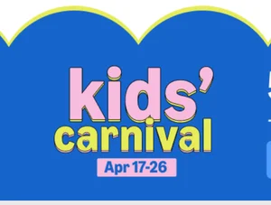 Kids Carnival: Up to 70% Off + Extra 5% Off Coupons!