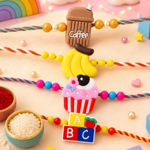 Grab Kids Rakhi Set (4 Pcs) for Only ₹44!