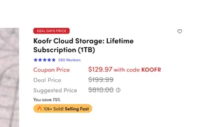 Grab 1TB Koofr Lifetime Cloud Storage for Just $130!