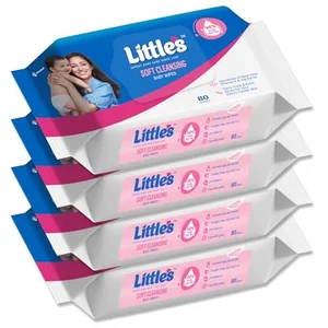 Gentle Baby Wipes: Pack of 4 with Aloe Vera & Vitamin E