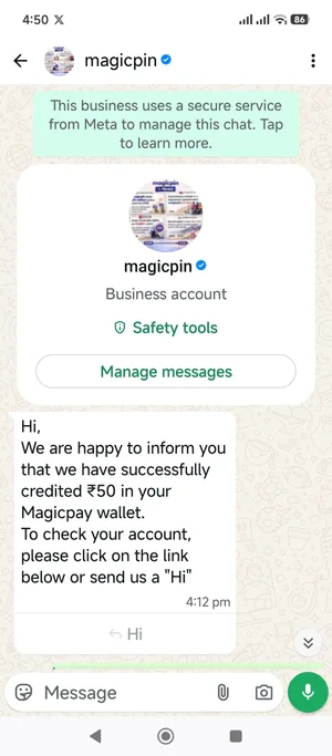 Claim Your FREE ₹50 Magicpin Wallet Credit Now!