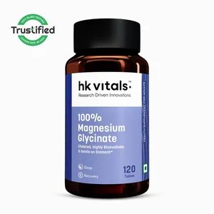 Boost Your Wellness with 100% Magnesium Glycinate - 120 Tablets!