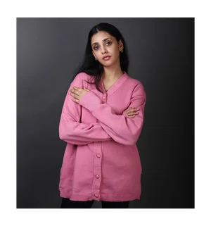 Snag the Cozy Maisha Pink Cardigan for Women!