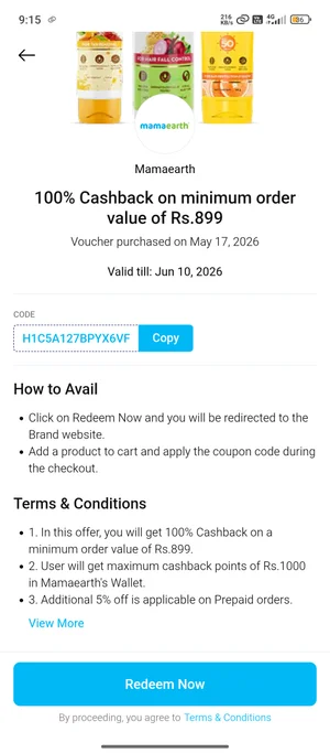 Get ₹899 Cashback Coupon for Just ₹200!