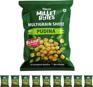 Grab Manna Multigrain Snacks Pack of 10 - Guilt-Free Crunch!