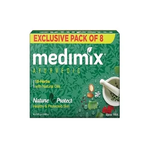 Revitalize Your Skin with Medimix 18 Herbs Soap - Pack of 8!