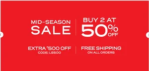 Grab Extra ₹500 Off & 50% Off on 2 Items! Use Code: LS500