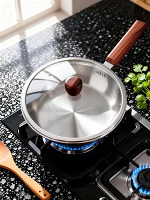Grab the MILTON Pro Cook Triply Pan with Glass Lid & Wooden Handle!