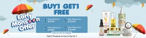 Monsoon Madness: Buy 1 Get 1 Free + Up to 7 Free Gifts!