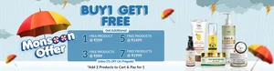 Monsoon Madness: Buy 1 Get 1 Free + Freebies & Extra 2% Off!