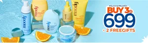Grab 3 Beauty Products for ₹699 + 2 Free Gifts!