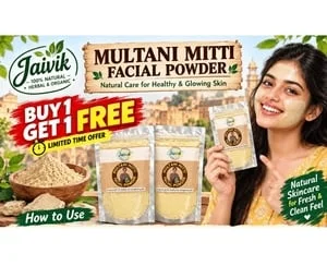 Glow Up: Buy 1 Get 1 Free Multani Mitti Facial Powder!