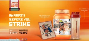 Grab MuscleBlaze Biozyme Whey - Special Naruto Edition Now!