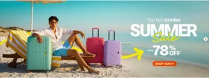 Score Up to 78% Off Luggage in Nashermiles Summer Sale!