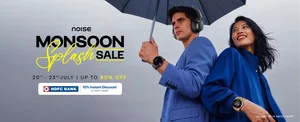 Grab Up to 80% Off at Noise's Monsoon Sale + Extra 10% Off!