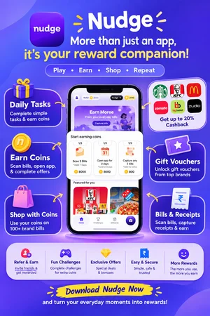 Unlock Rewards with Nudge – Earn Cashback & Gift Vouchers!