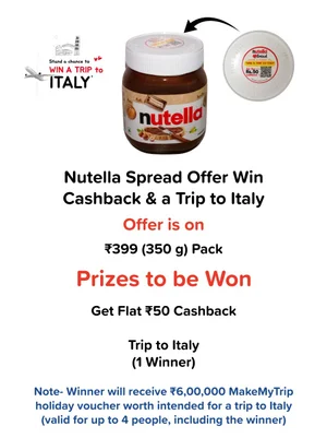 Win a Dream Trip to Italy with Nutella!