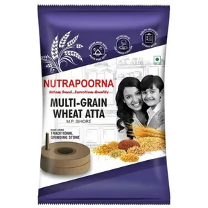 Grab Nutrapoorna 5kg Multigrain Wheat Atta Now!