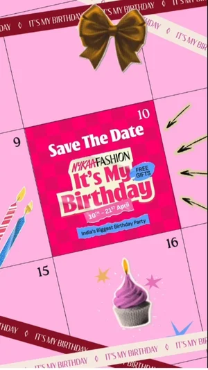 Get Ready! Nykaa Fashion Birthday Sale with Free Gifts Starts Tomorrow!