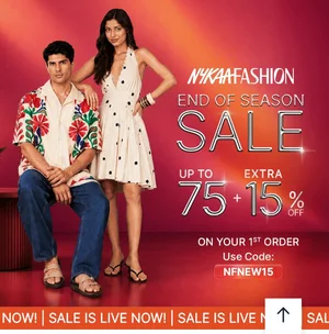Shop Nykaa Fashion: Up to 75% OFF + Extra 15% for New Users!