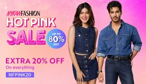 Grab Up to 80% Off + Extra 20% at Nykaa Fashion's Hot Pink Sale!